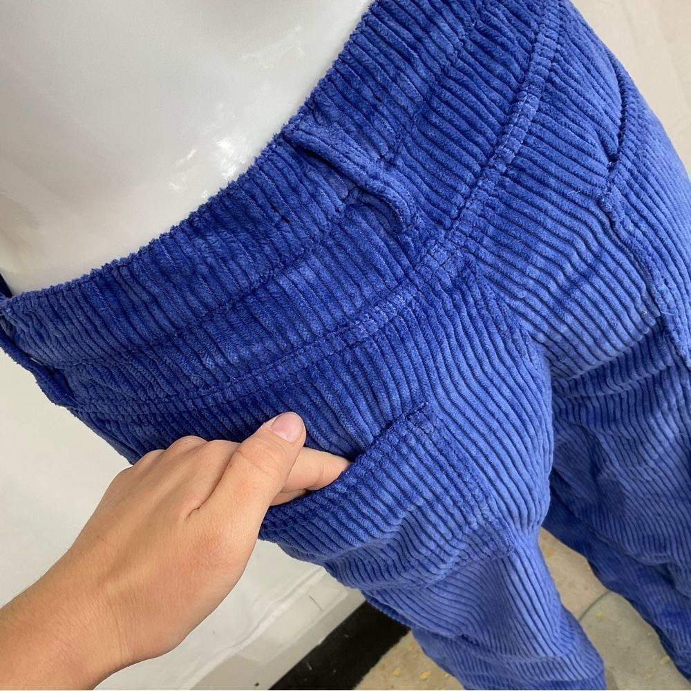 Urban Outfitters BDG Y2K Wide Leg Relaxed Cargo Corduroy Skater Pant Blue 31 - Picture 10 of 17